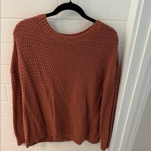 Old Navy Women's Rust Crew Neck Sweater